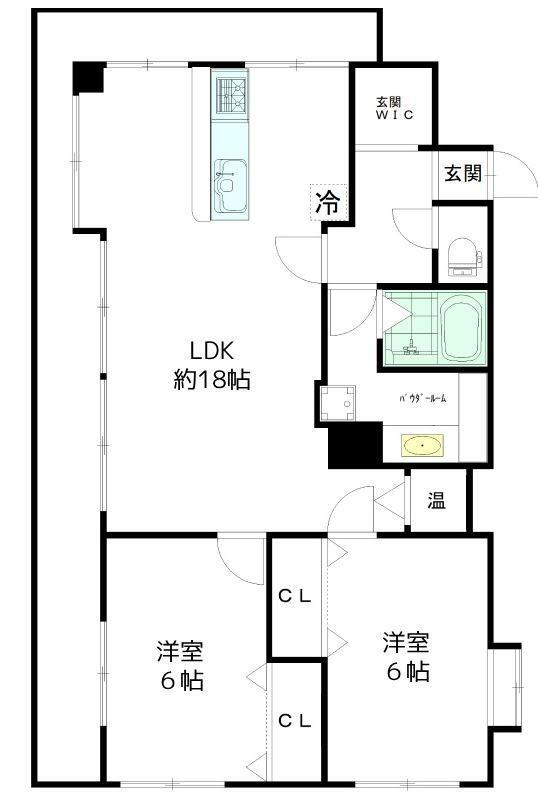 サンシティ稲荷町 9階 2LDK 物件詳細