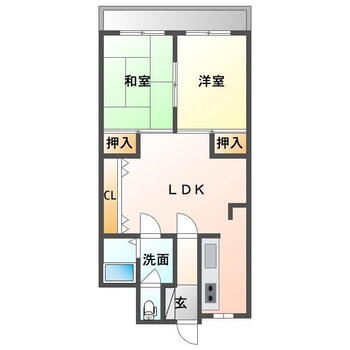 厚生町マンション 2LDK、価格1080万円、専有面積60.52m<sup>2</sup> 