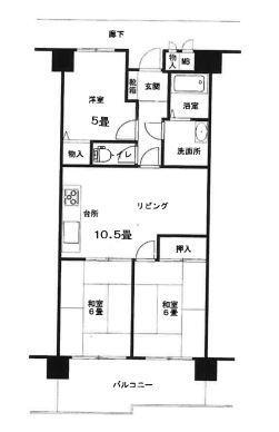 セザール岡南 6階 3LDK 物件詳細