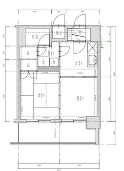 朝日プラザアムネット天満町 1DK、価格980万円、専有面積35.2m<sup>2</sup>、バルコニー面積8.25m<sup>2</sup> 