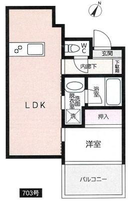 ＬＡＮＤＩＣＳＴＵＤＩＯ博多 7階 1LDK 物件詳細