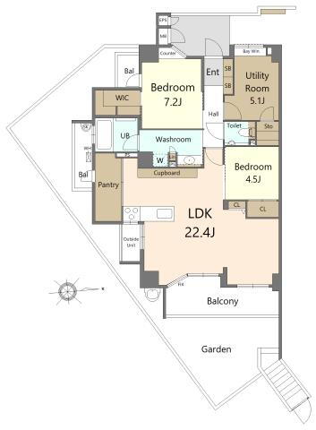 アルファステイツ高取 3LDK、価格7480万円、専有面積92.43m<sup>2</sup> リビングに床暖房、パントリーと壁付けTVとLDKを中心にリフォームをしています！