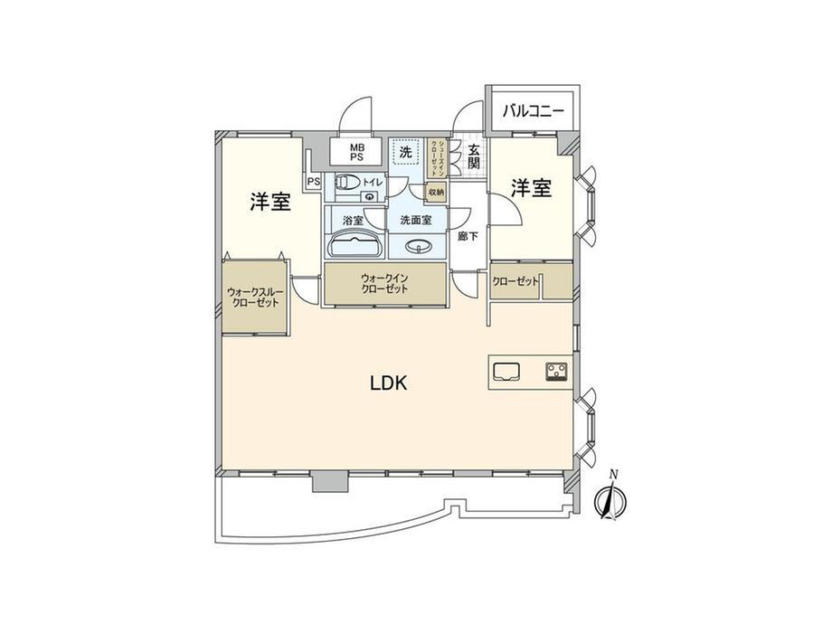 ダイアパレス大名ガーデン 7階 2LDK 物件詳細