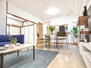 グリーンマンションラフィネ鳥栖 １４帖リビングはオーソドックスな形をしており、導線を考えた家具の配置が可能です。