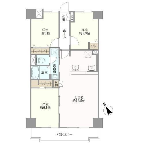 エバーライフ井尻駅南 3階 3LDK 物件詳細