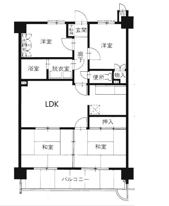 三愛シティライフ雑餉隈Ⅱ 4LDK、価格1790万円、専有面積73.57m<sup>2</sup> 