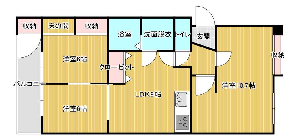 エメラルドマンション赤坂 4階 3LDK 物件詳細
