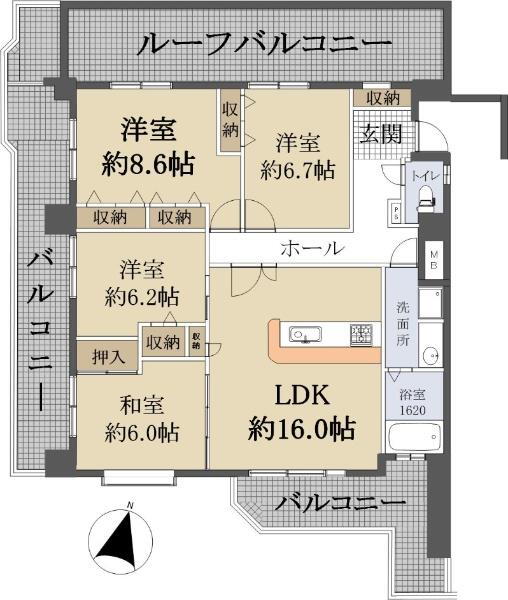 シティライフ波多江駅Ⅲ 9階 4LDK 物件詳細