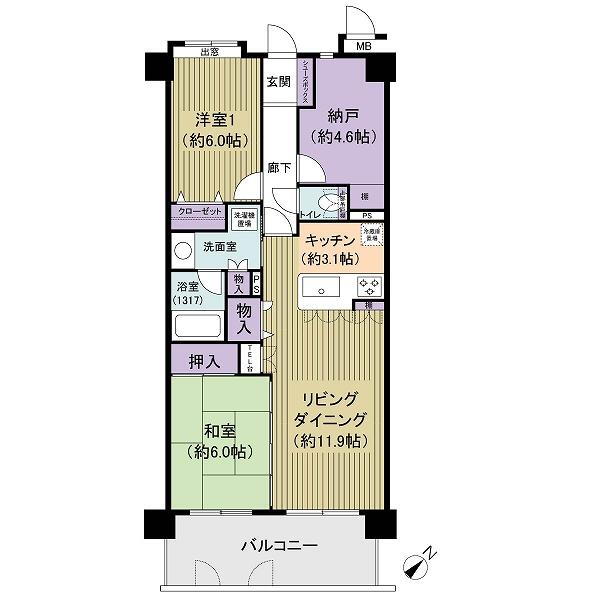 エンゼルブレッサ南福岡 7階 2SLDK 物件詳細