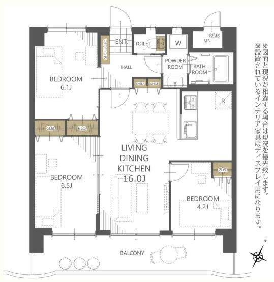 ライオンズマンション六ッ門第２ 6階 3LDK 物件詳細