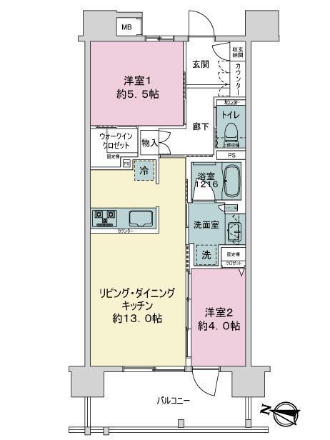 グランコスモ　ザ・リゾート沖縄豊崎 5階 2LDK 物件詳細