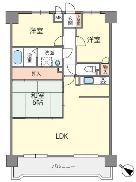 シティライフ野間大池通 7階 3LDK 物件詳細