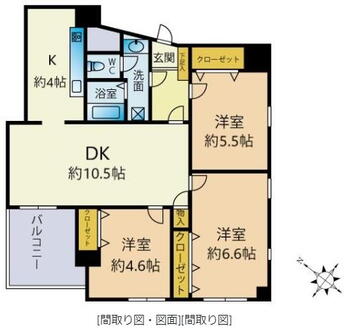 東峰マンション渡辺通 3LDK、価格3698万円、専有面積70.98m<sup>2</sup>、バルコニー面積7m<sup>2</sup> 3LDK　専有面積70.98m<sup>2</sup><BR>1986年2月築