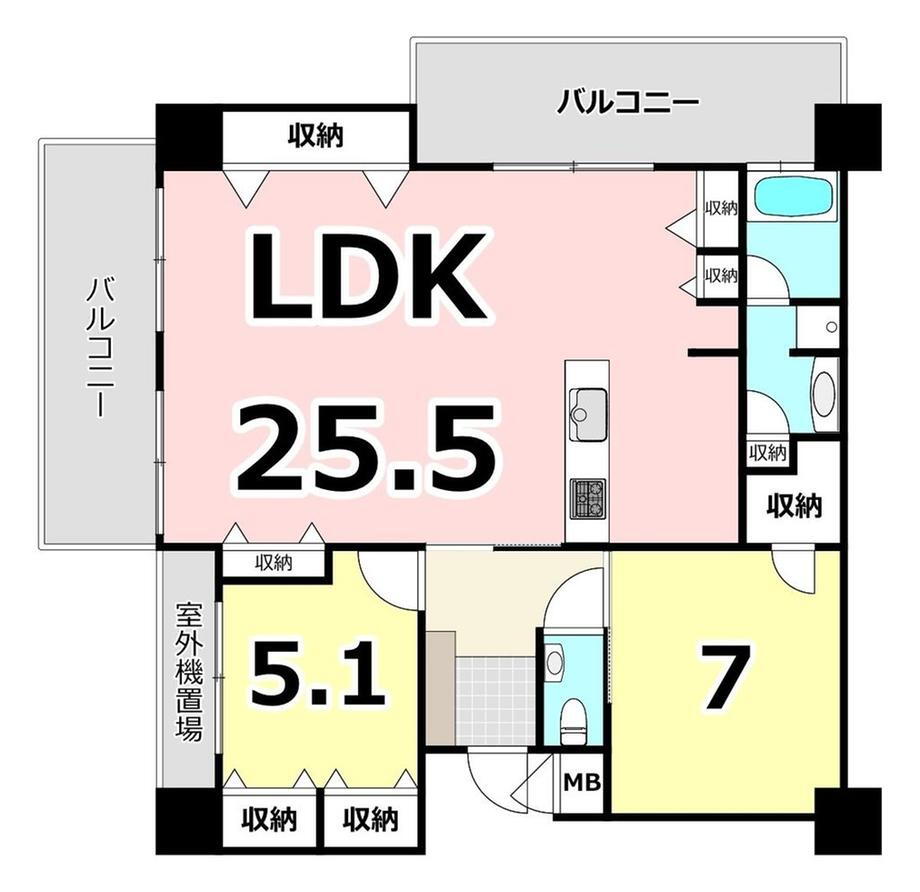 プレサンスロジェ大山レーヴ　８階 8階 2LDK 物件詳細