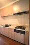 エバーライフ佐賀城内 システムキッチンはガスコンロとレンジフードを入替済みです