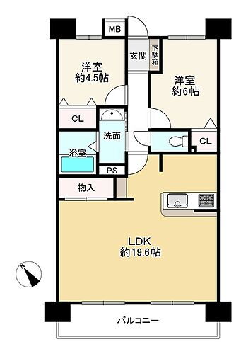 プレステージ大久保駅前 3階 2LDK 物件詳細