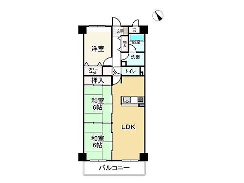 ライオンズマンション姫路西今宿 5階 3LDK 物件詳細