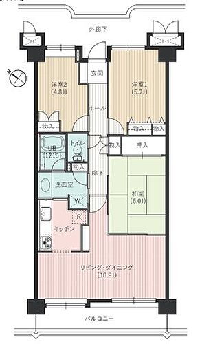 東急ドエル・アルス座間立野台 中古マンションの3LDKは、経済的で、一般的な広さがあり、夫婦又は3人家族に最適です。リビングルームでは、食事会を楽しむスペースがあることや、部屋の用途は、寝室や子供部屋を設けることも可能です。