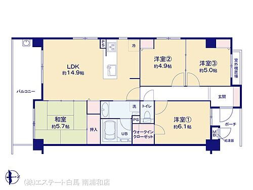 ルネサンス東川口プレリア 4階 4LDK 物件詳細
