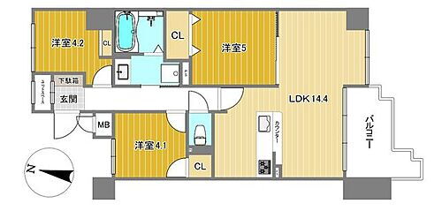 キングマンション住吉 7階 3LDK 物件詳細