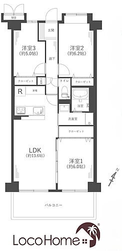 サンシティ明石江井ヶ島Ｉ 4階 3LDK 物件詳細