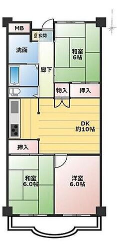 ジークレフ御影台Ａ棟 9階 3LDK 物件詳細