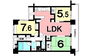 シティコア西鹿児島 3LDK、東向きバルコニー、室内程度良好【専有面積75.14m2】