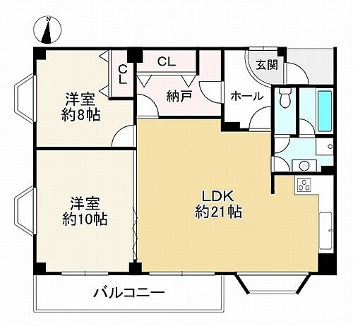 ヴィラ芦屋 1階 2SLDK 物件詳細