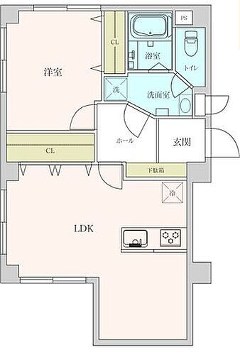 ライオンズマンション新小岩第５ 全居室クローゼット完備の収納豊富な間取りです。