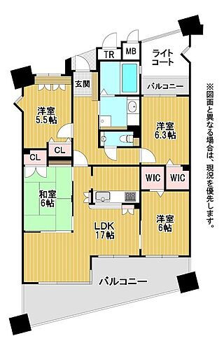 ヌーヴェ・ラージュ高見七条弐番館 ウォークインクローゼット2か所付きで安心の収納力です