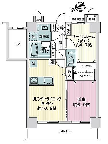 ライオンズプラザ赤羽西 3階 1SLDK 物件詳細