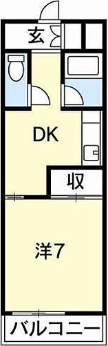 ダイアパレス徳島県庁前通り 反転タイプのお部屋になります。