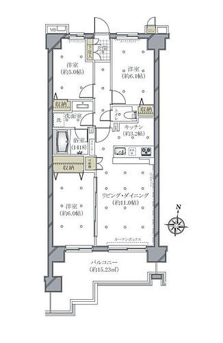 グレーシアハイム海老名 2階 3LDK 物件詳細