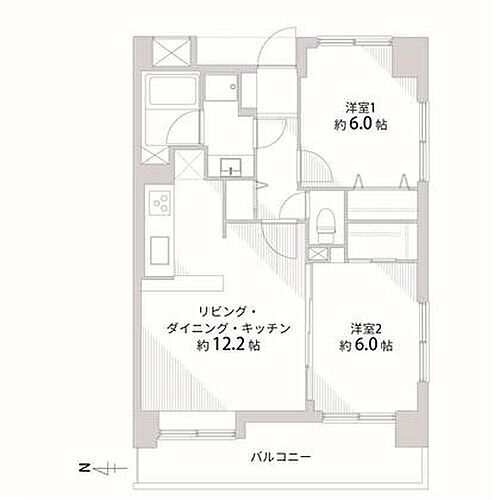 アブニール横浜大口 3階 2LDK 物件詳細