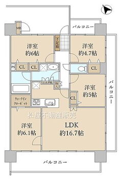 ユニーブル豊川駅前 ※図面と現況に相違ある場合には現況優先とします。 