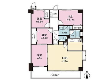 マイシティー高槻 間取図