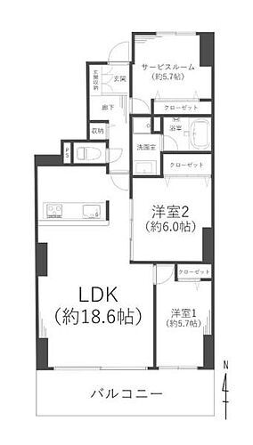 ネアポリス湘南 4階 2SLDK 物件詳細