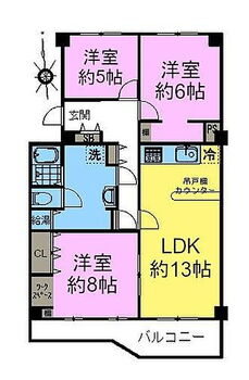 北柏ライフタウン 3LDKの魅力的な間取り！LDKはゆったりとした空間で、ご家族との団らん時間が、より一層充実したものになりますね！家族との仲が深まり、自然と笑顔が増えそうです！