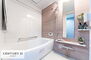 コスモ流山リベラルコート 1日の疲れをしっかりと癒してくれる浴室です。おうちの素敵なリラクゼーション場所ですね。