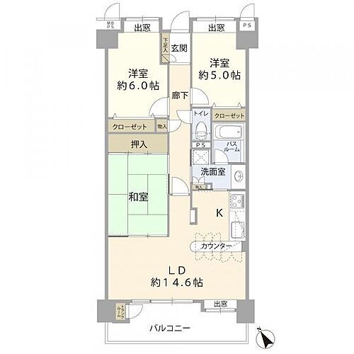 ライオンズマンション高砂中央 5階 3LDK 物件詳細