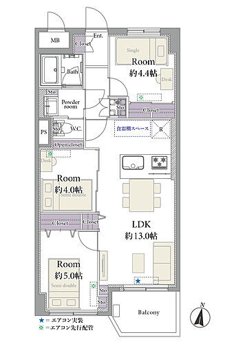 興栄マンションむさしの 2階 3LDK 物件詳細