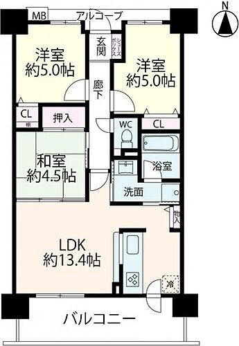 キングマンション千船壱番館　一番館 4階 3LDK 物件詳細