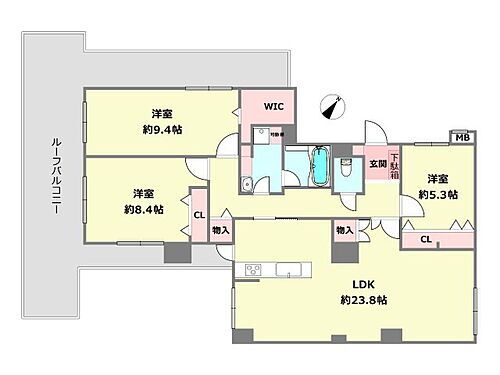 ルネ本山南 5階 3LDK 物件詳細