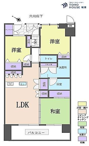 カインドステージ竹ノ塚 8階 3LDK 物件詳細