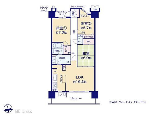 ラヴィラ府中多摩川 図面と異なる場合は現況を優先