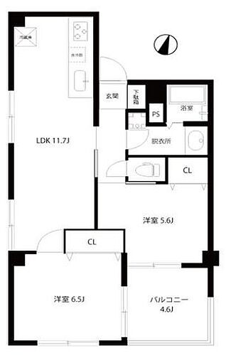 メゾン北小金 6階 2LDK 物件詳細