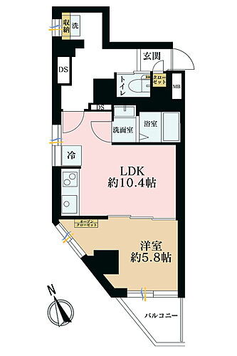 ニュー荻窪マンション 11階 1LDK 物件詳細