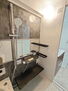 桑川町住宅１号棟 ・浴室　　シャワーホルダーはスライドバー式になっているので、お好みの高さでお使いいただけます♪