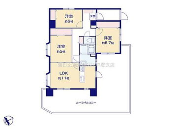 戸塚ダイヤモンドマンションＡ号棟 【間取図】