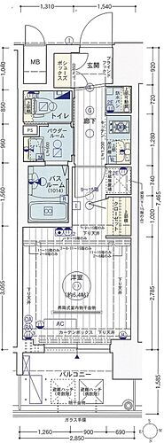 エステムコート難波Ｖブロード 15階 1K 物件詳細